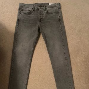 Mens rag and bone skinny denim.